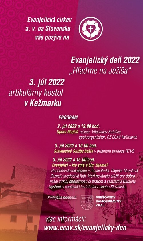 Evanjelický festival v Kežmarku - 3.7.2022