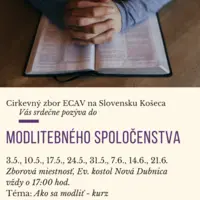 Ako sa modliť- pozvanie na kurz v Modlitebnom spoločenstve
