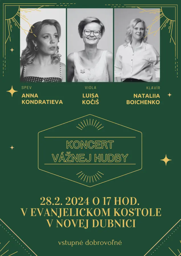 Koncert vážnej hudby 28.02.2024