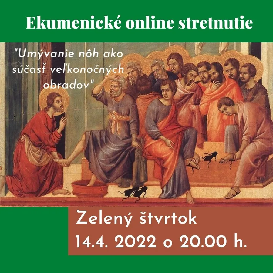 Ekumenické online stretnutie - Zelený štvrtok