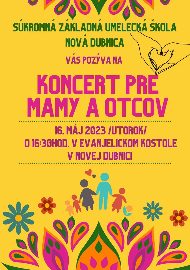 Koncert pre mamy a otcov