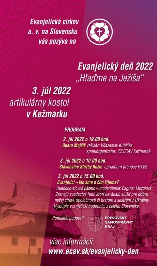 Evanjelický festival v Kežmarku - 3.7.2022