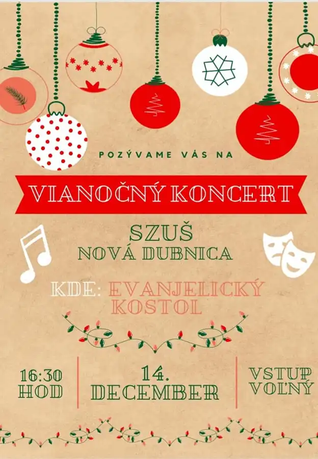 Vianočný koncert SZUŠ