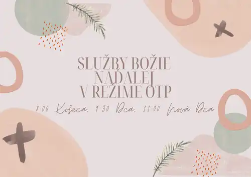 Služby Božie v režime OTP